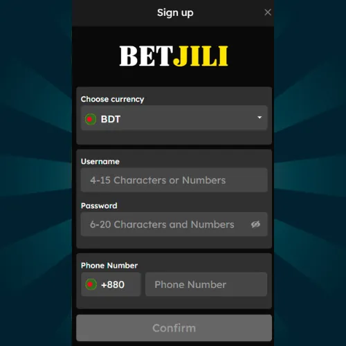 how to register at betjili 365